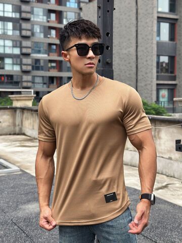 Camiseta Manga Curta Fitness Masculina FitPro®