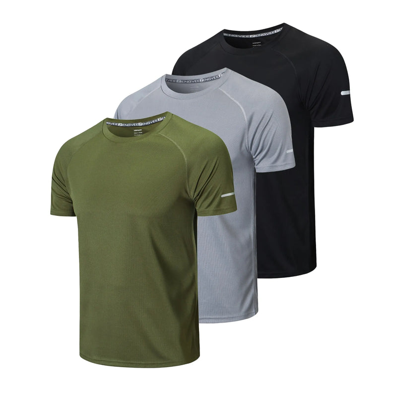 Conjunto 3 Camisetas Masculinas FitPro®