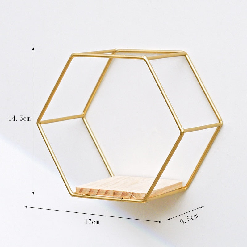 Suporte Hexagonal para Parede