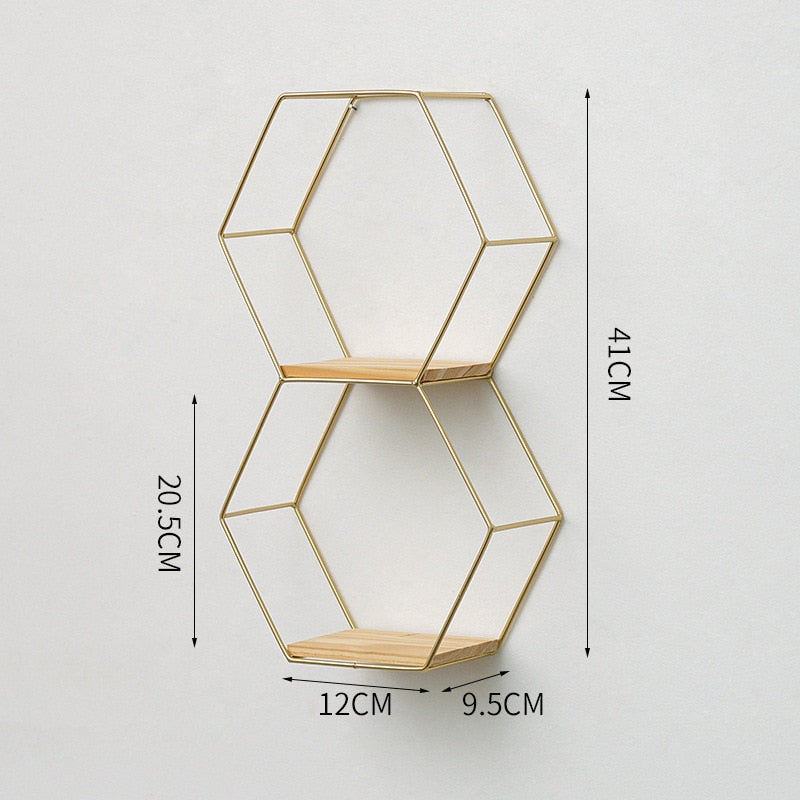 Suporte Hexagonal para Parede