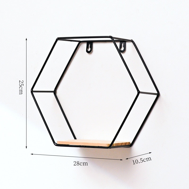 Suporte Hexagonal para Parede