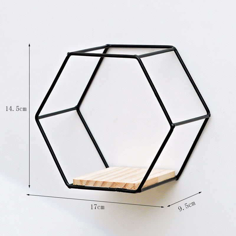 Suporte Hexagonal para Parede