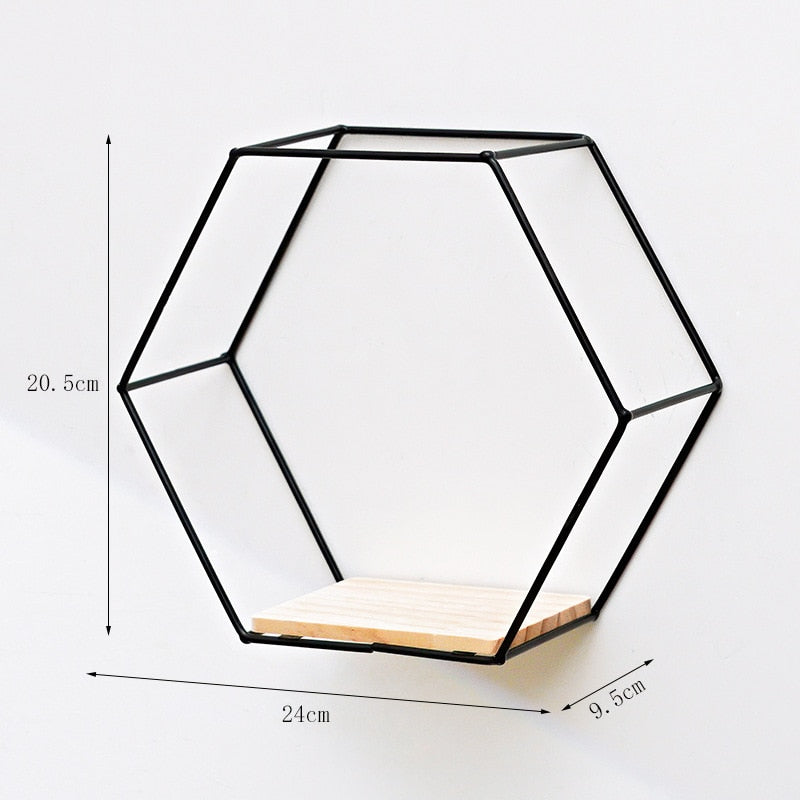 Suporte Hexagonal para Parede