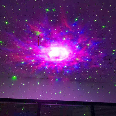 AUKYO Projetor estrelado de astronauta luz de projetor de galáxia