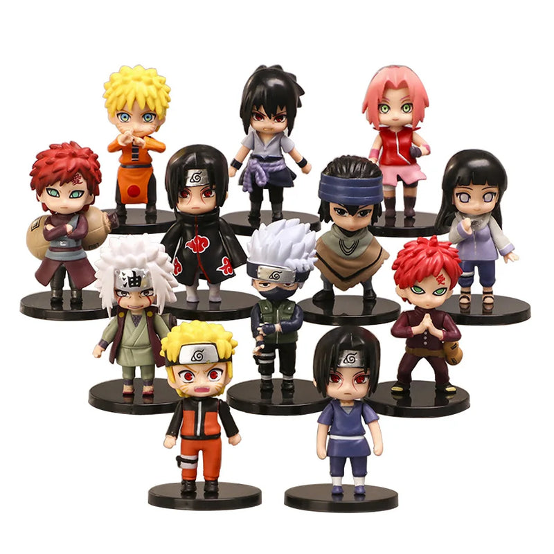 Coleção 12 Bonecos Naruto Hirochi®